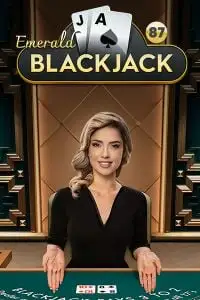 Blackjack Emerald avec design vert émeraude élégant